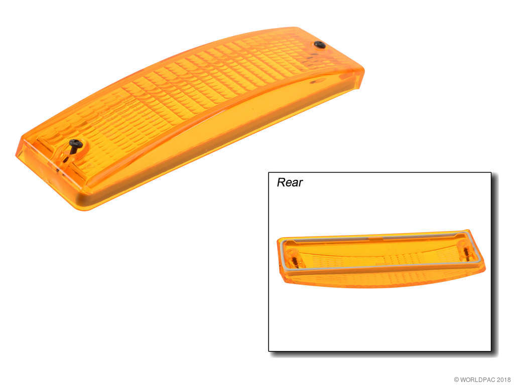 1974-1989 Porsche 911 Turn Signal Light Lens - Front (Genuine)
