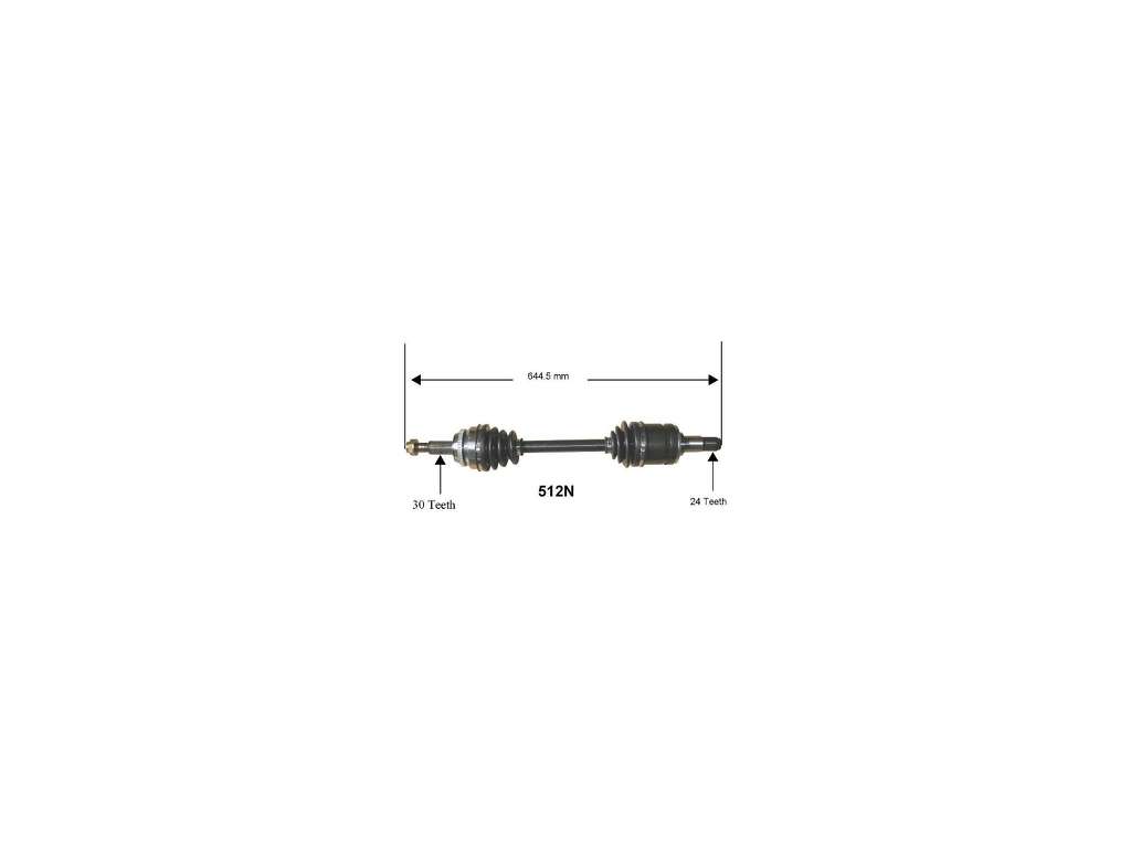 2002-2003 Lexus ES300 CV Axle Assembly - Front Left (Autopart International)