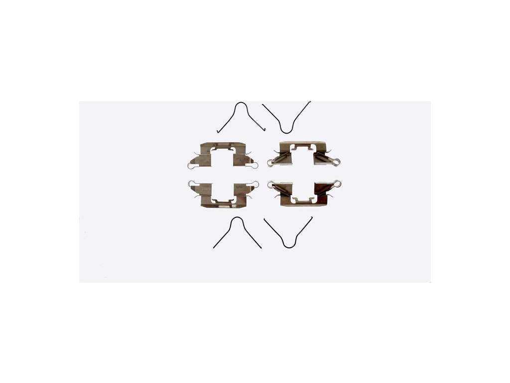 2014-2016 Nissan Versa Note Disc Brake Hardware Kit - Front (Autopart International)