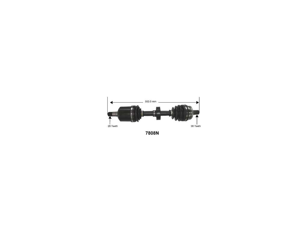 2001-2002 Volvo V70 CV Axle Assembly - Front Left (Autopart International)