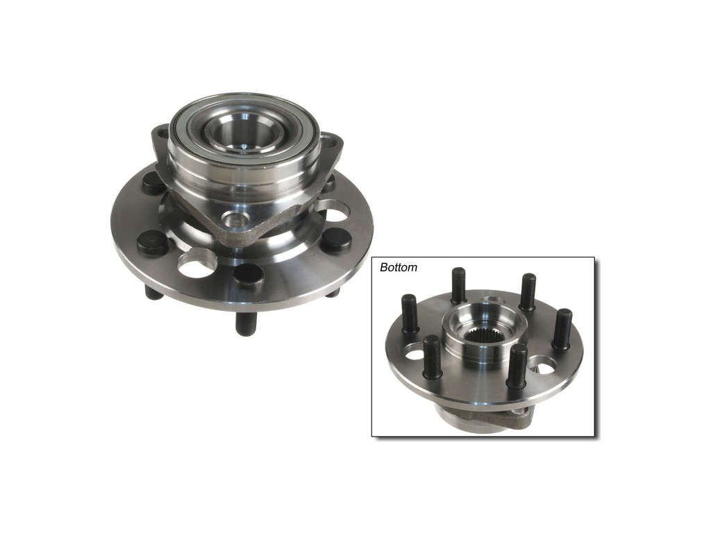 1988-1991 GMC K1500 Wheel Bearing and Hub Assembly - Front (FEQ)