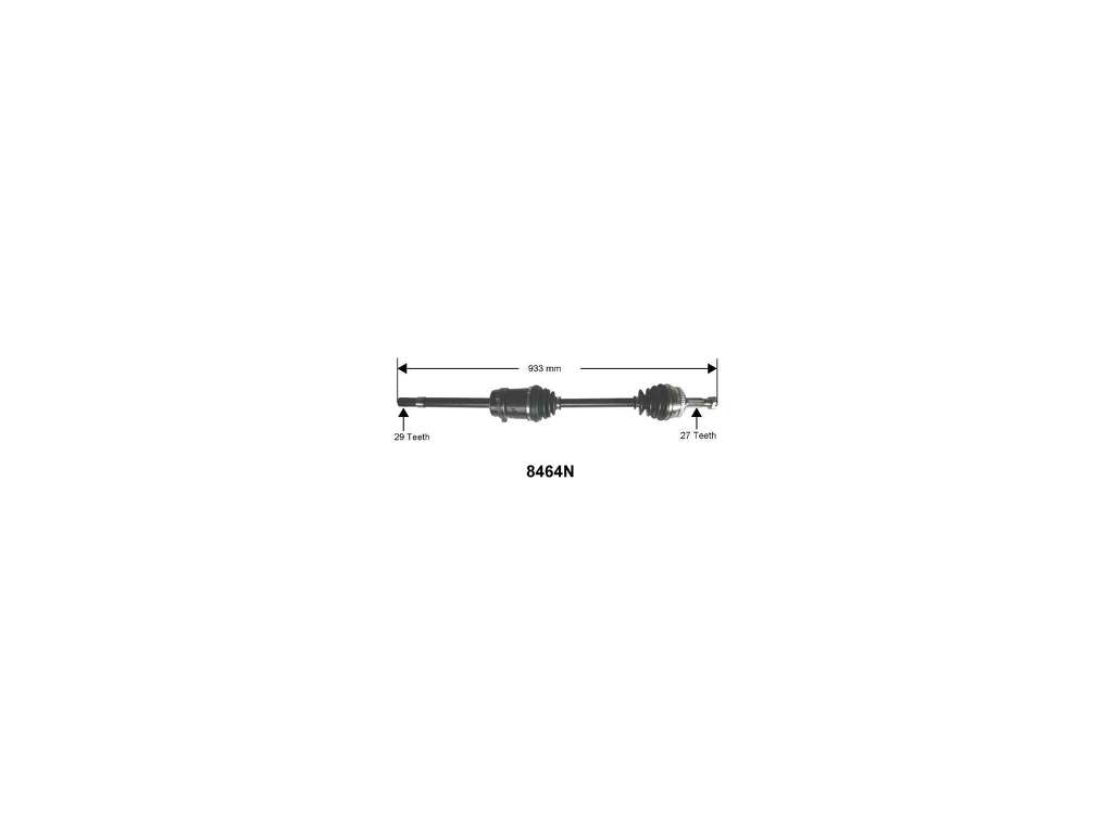 1993-1997 Nissan Altima CV Axle Assembly - Front Right (Autopart International)