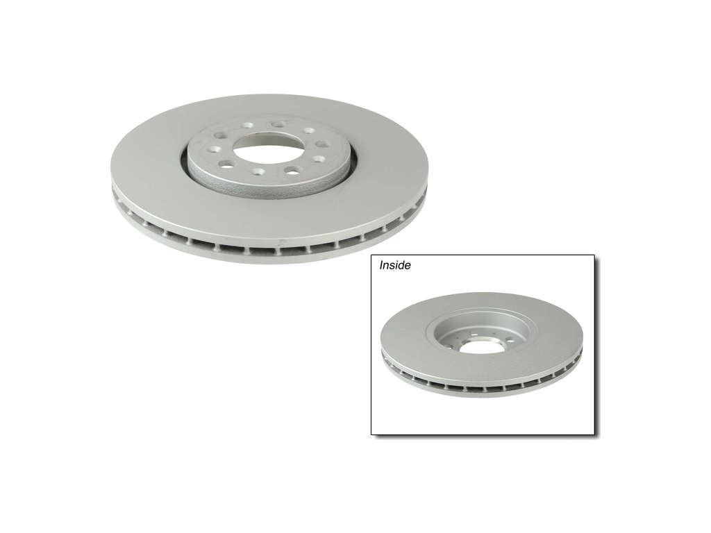 1999-2005 Volkswagen Jetta Disc Brake Rotor - Front (Zimmermann Coated)