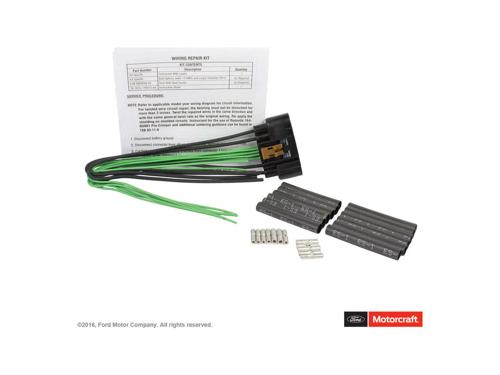 2020-2021 Ford Police Interceptor Utility Windshield Wiper Motor Connector (Motorcraft)