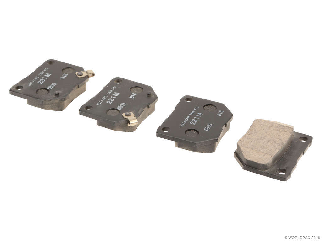 2006-2007 Subaru Impreza Disc Brake Pad Set - Rear (Hitachi)