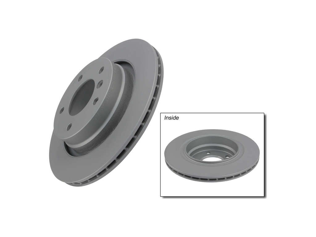 2000 BMW 323i Disc Brake Rotor - Rear (Zimmermann Coated)