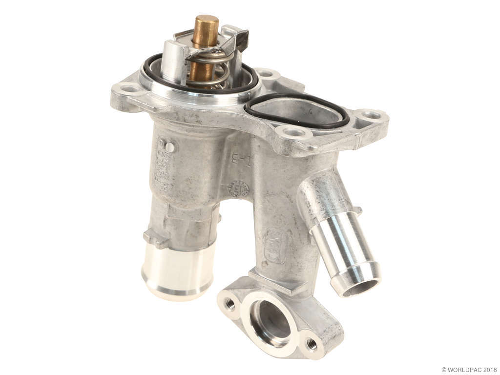 2013 Ford Fusion Engine Coolant Thermostat / Water Outlet Assembly (Motorcraft)