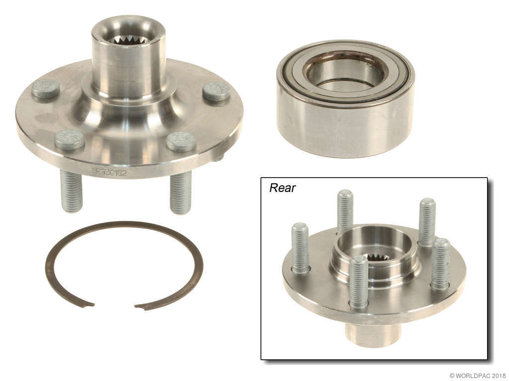 1995-1999 Dodge Neon Wheel Bearing and Hub Assembly - Front (SKF)