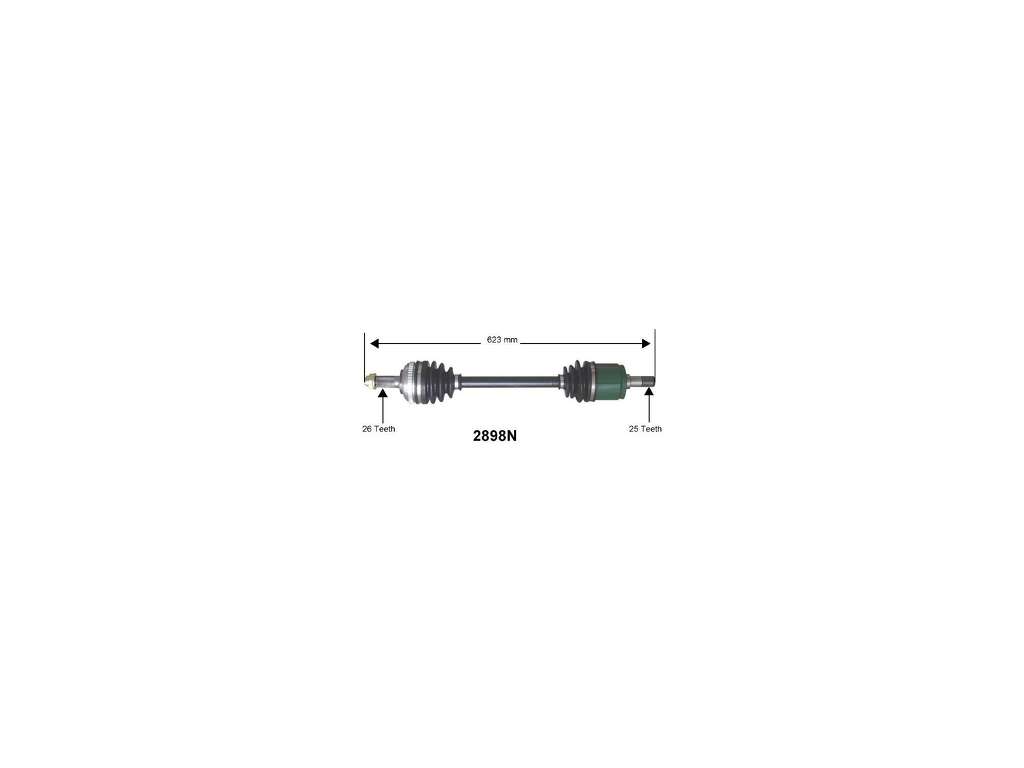 1993-1997 Honda Civic del Sol CV Axle Assembly - Right (Autopart International)