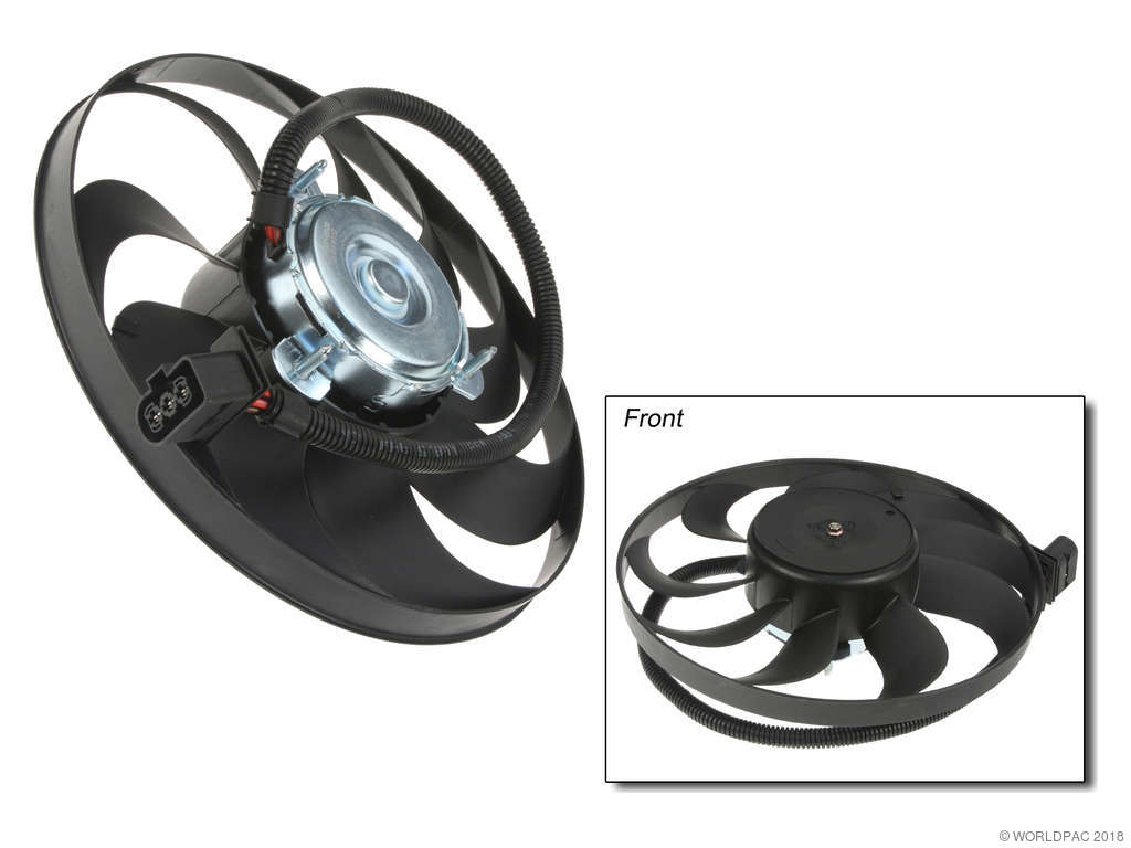 1999-2005 Volkswagen Jetta Engine Cooling Fan Assembly -  or Right (Metrix)