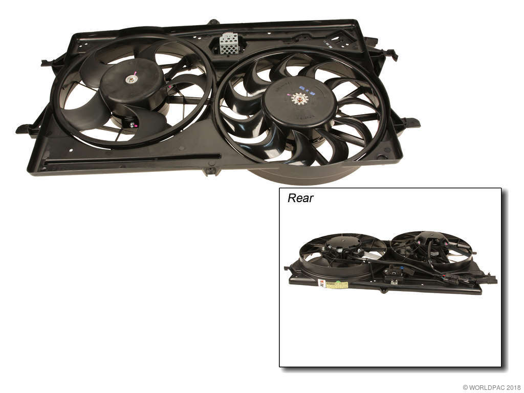 2003-2004 Ford Focus Engine Cooling Fan Assembly (VDO)