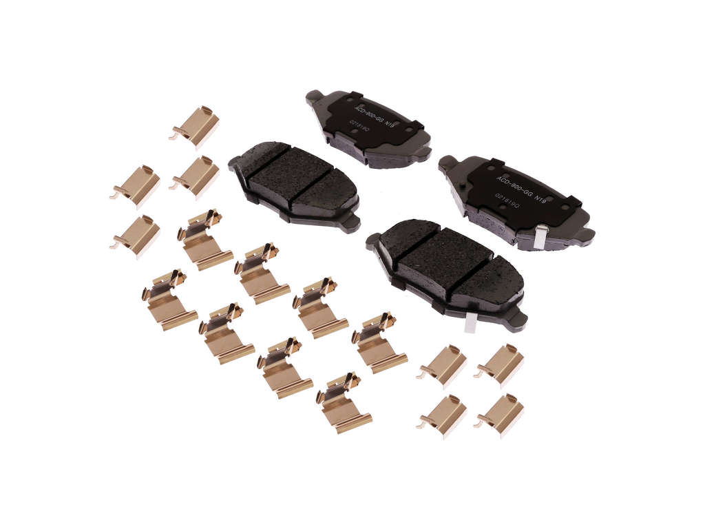 2008-2016 Chrysler Town &amp; Country Disc Brake Pad Set - Rear (ACDelco)