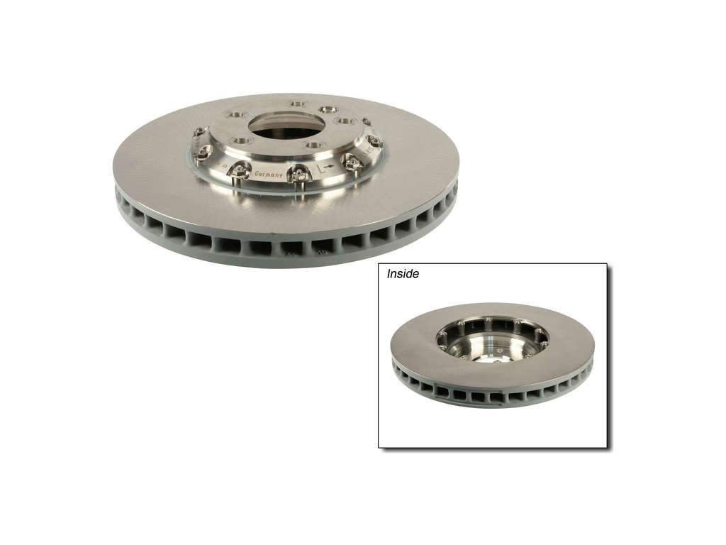 2004-2010 Porsche Cayenne Disc Brake Rotor - Front Left (Zimmermann Formula Z)