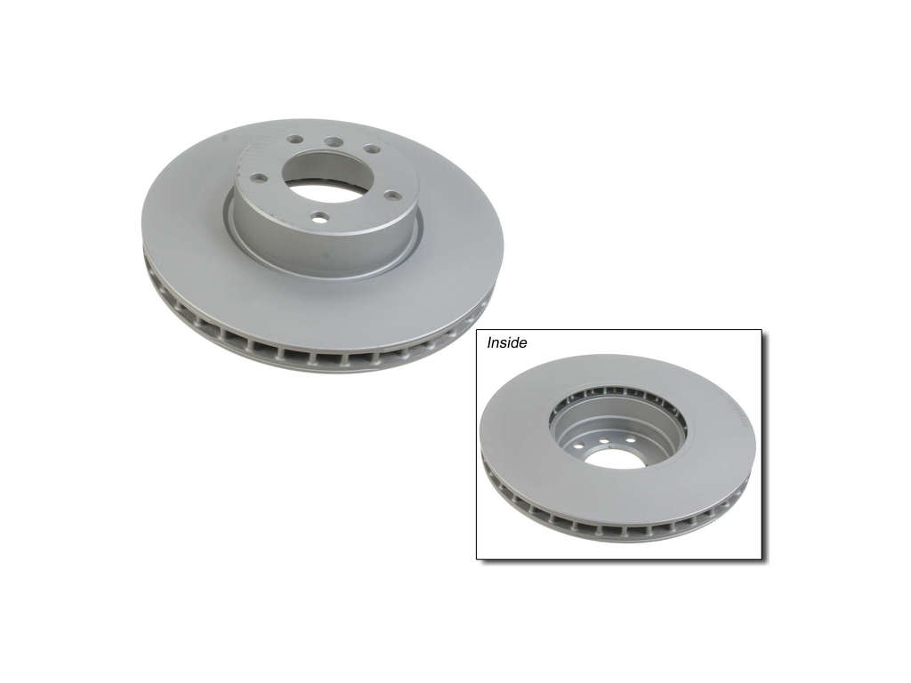 2001-2003 BMW 530i Disc Brake Rotor - Front (Zimmermann Coated)