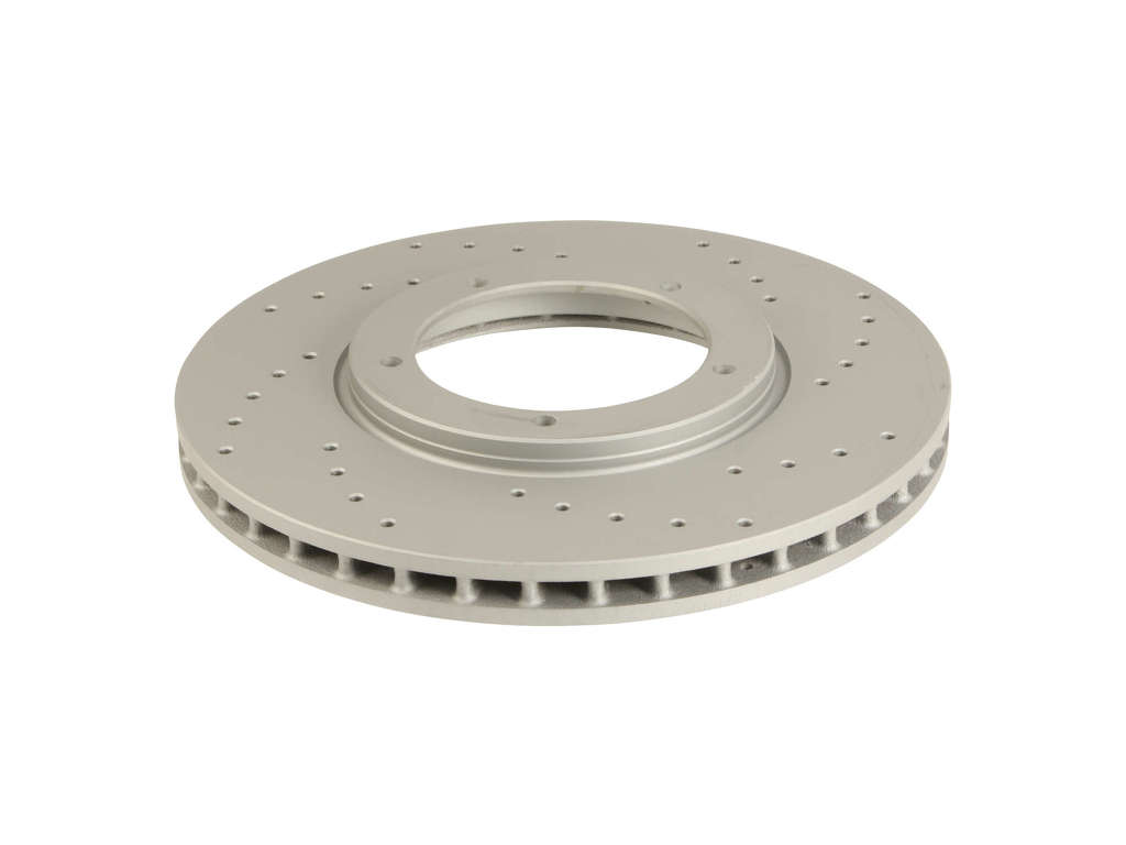 1984-1989 Porsche 911 Disc Brake Rotor - Front or Front Left or Front Right (Zimmermann Coated X-Drilled)