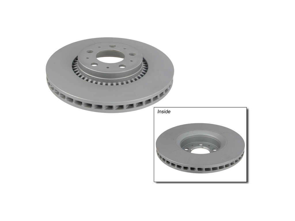 1999-2006 Volvo S80 Disc Brake Rotor - Front (Zimmermann Coated)