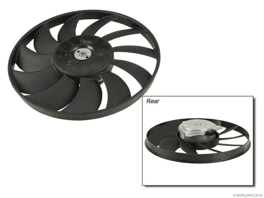2010-2011 Saab 9-3 Engine Cooling Fan Motor (Valeo)