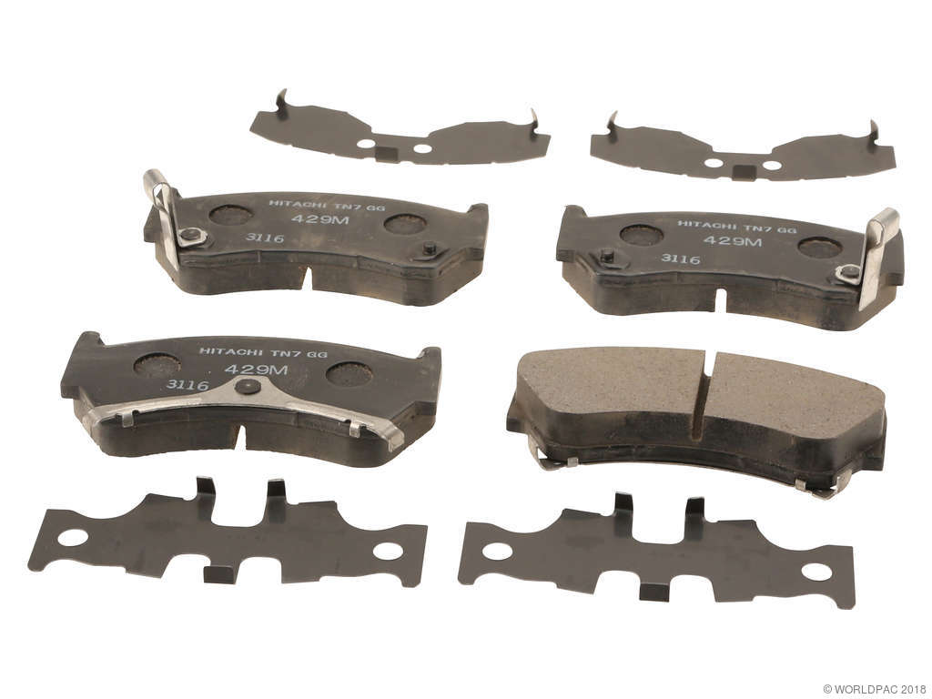 1995-1998 Nissan 200SX Disc Brake Pad Set - Front (Hitachi)