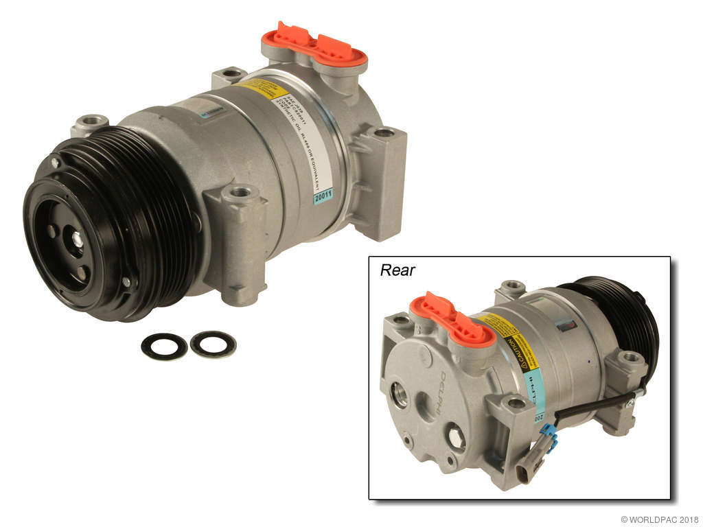2002 GMC Sierra 3500 A/C Compressor (Delphi)