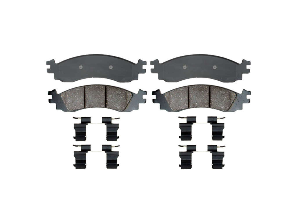 2006-2013 Audi A3 Disc Brake Pad Set - Rear (ACDelco)