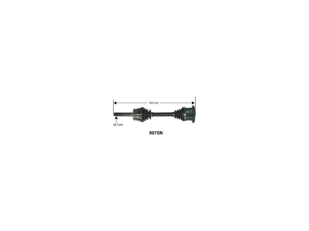 1997-2003 INFINITI QX4 CV Axle Assembly - Front (Autopart International)