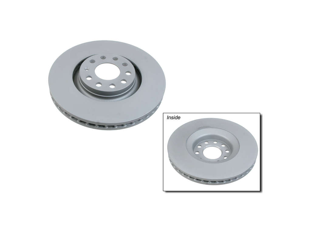 2005-2009 Audi A4 Disc Brake Rotor - Front (Zimmermann Coated)