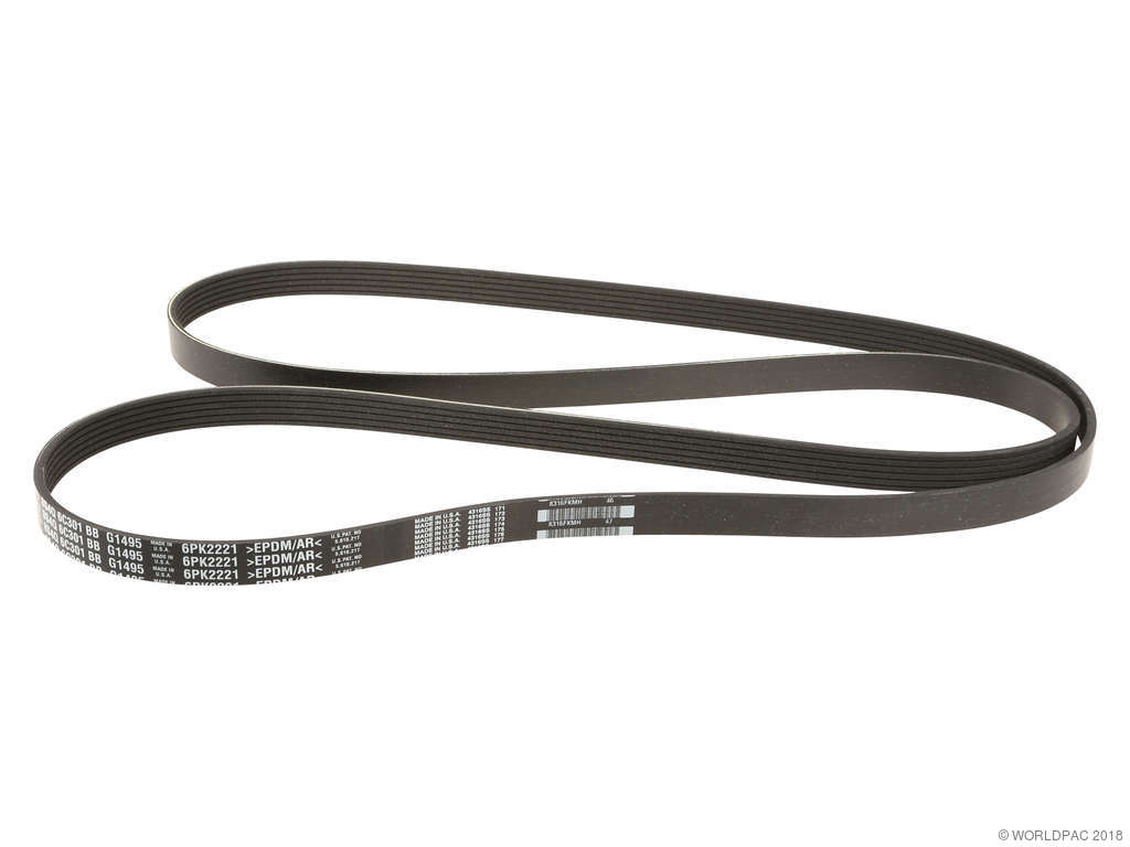 2010-2011 Ford Transit Connect Accessory Drive Belt -  or Water Pump, Alternator, Air Conditioning and Power (Motorcraft)