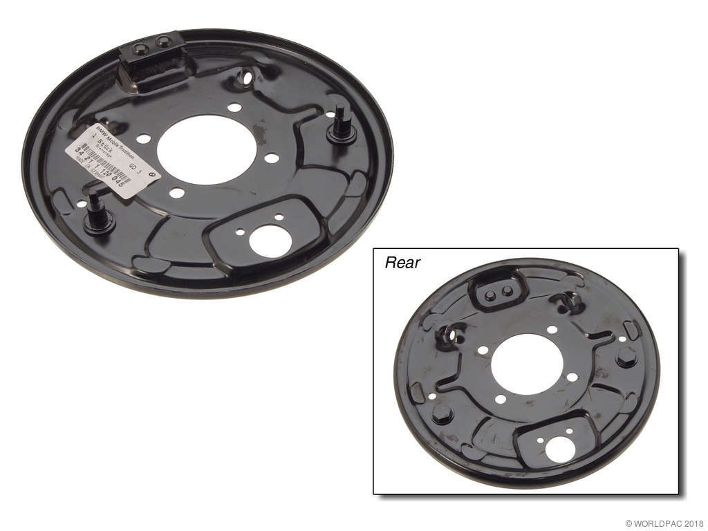 1978-1983 BMW 320i Brake Backing Plate - Rear Left (Genuine)
