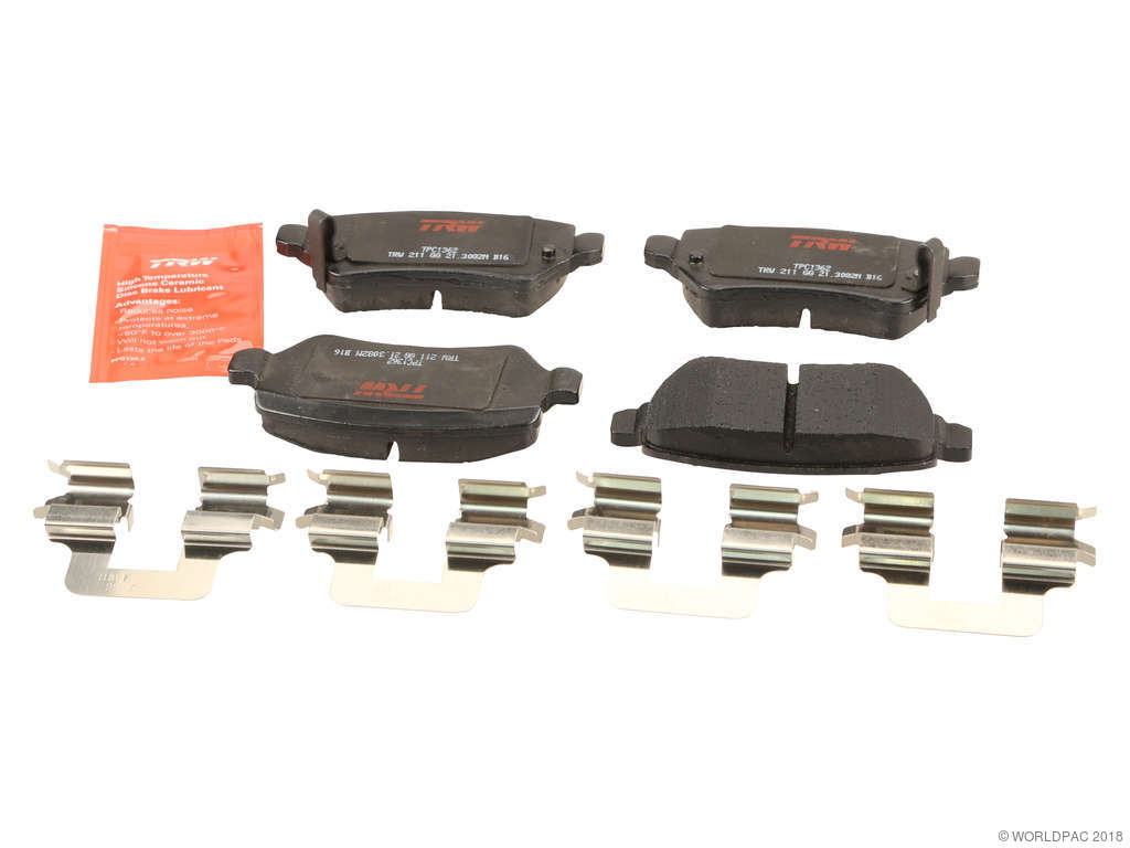 2008-2009 Saturn Astra Disc Brake Pad Set - Rear (TRW)
