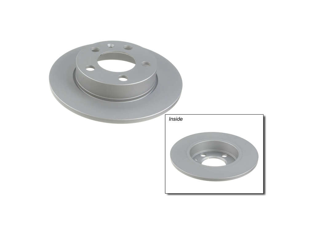 1999-2009 Volkswagen Jetta Disc Brake Rotor - Rear (Zimmermann Coated)