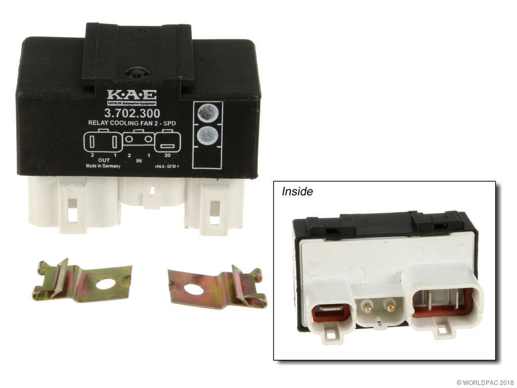 1998-2000 Volvo V70 Engine Cooling Fan Motor Relay (Kaehler Germany)