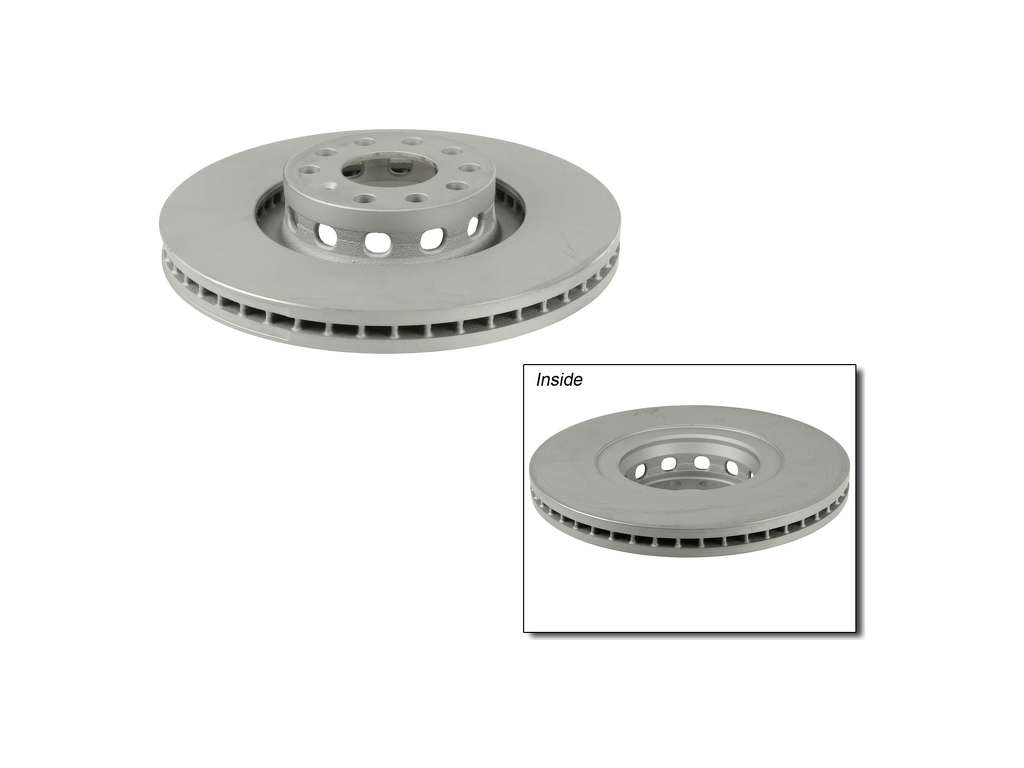 2001-2003 Audi S8 Disc Brake Rotor - Front (Zimmermann Coated)