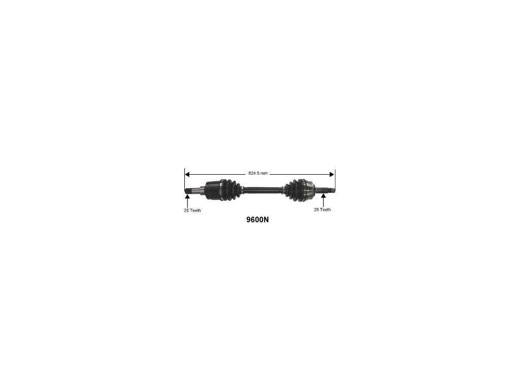 1995-1998 Eagle Talon CV Axle Assembly - Front Left (Autopart International)