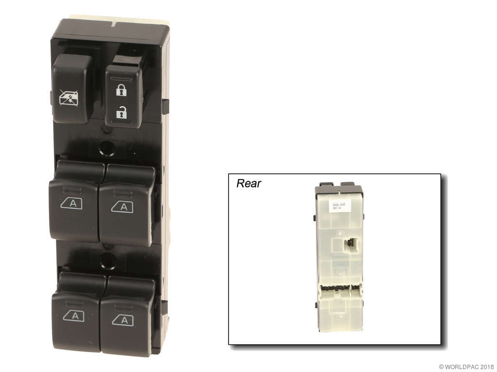 2015 INFINITI Q40 Door Window Switch - Front Left (Genuine)