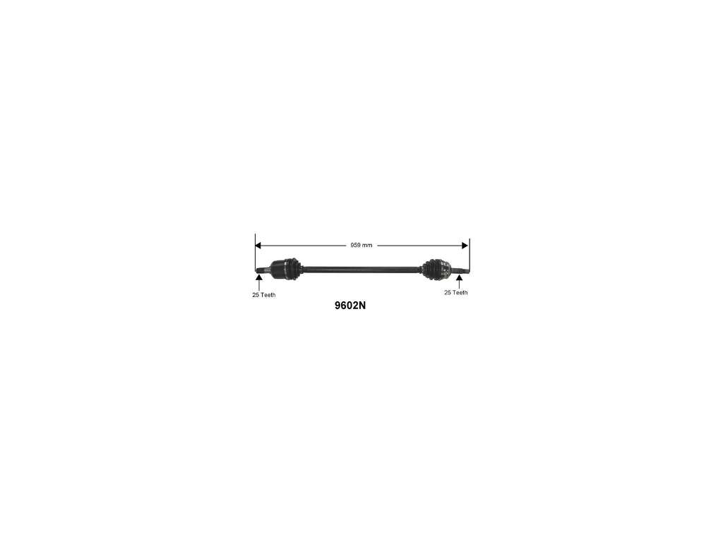 1994-1998 Mitsubishi Galant CV Axle Assembly - Front Left (Autopart International)