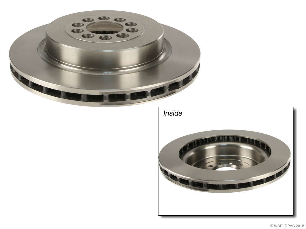 2003-2005 Jaguar S-Type Disc Brake Rotor Set - Front (Eurospare)