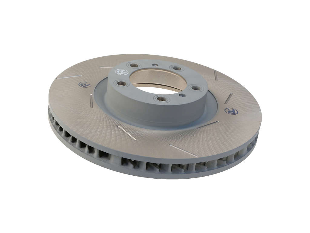 2017-2022 Porsche Panamera Disc Brake Rotor - Front Right (Zimmermann Coated)