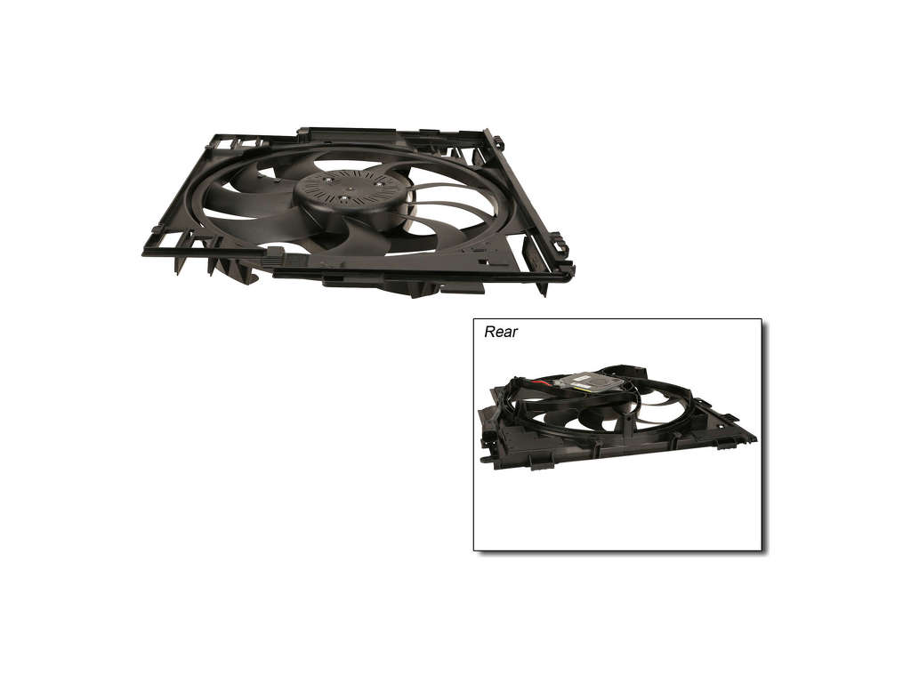 2012-2016 BMW 528i xDrive Engine Cooling Fan Assembly (Genuine)