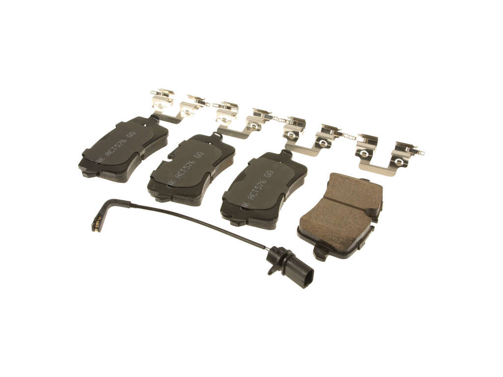 2012-2018 Audi A6 Disc Brake Pad Set - Rear (Akebono)