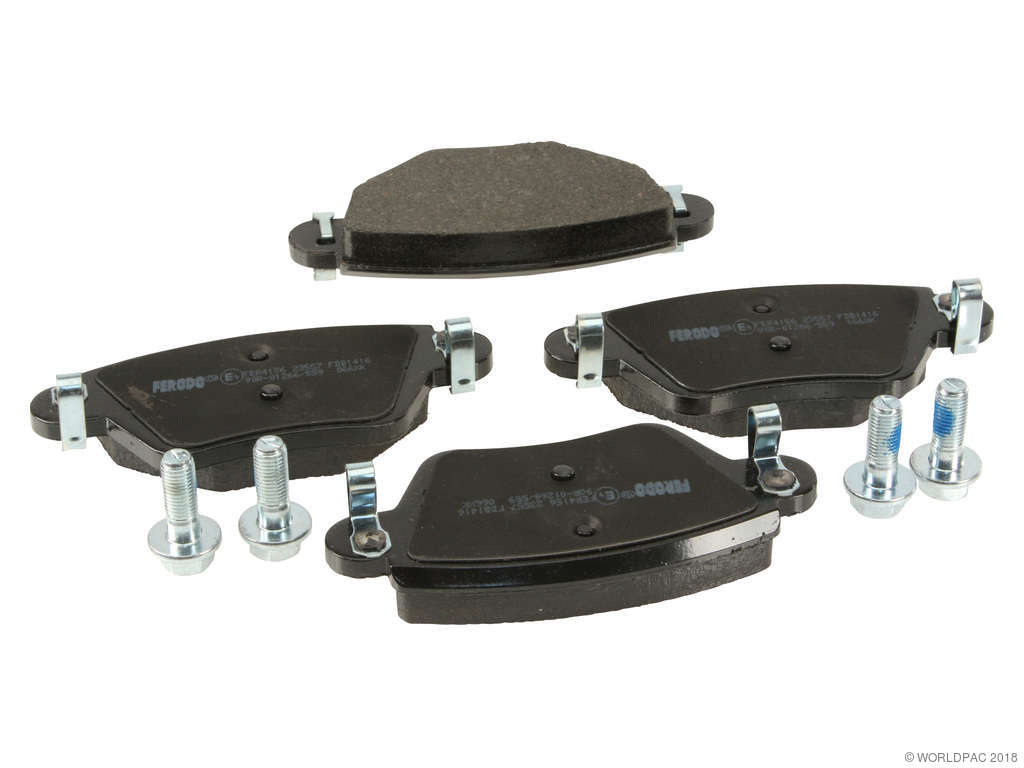 2002-2005 Jaguar X-Type Disc Brake Pad Set - Rear (Ferodo)