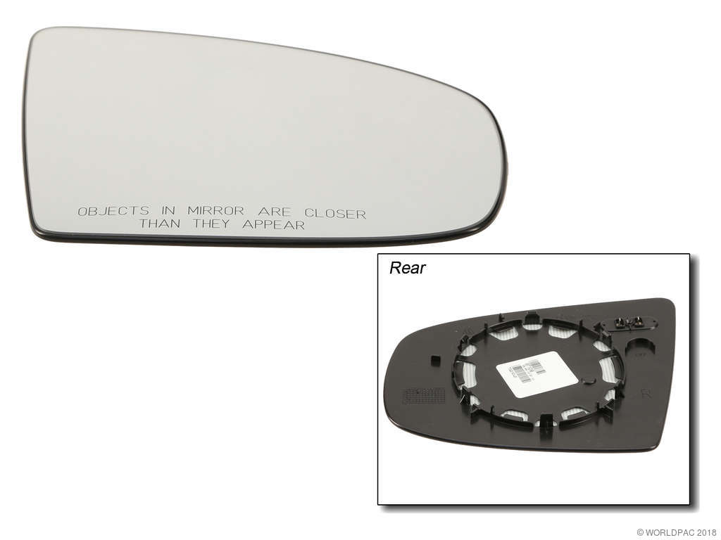 2008-2011 BMW X6 Side/Door Mirror Glass - Right (Genuine)