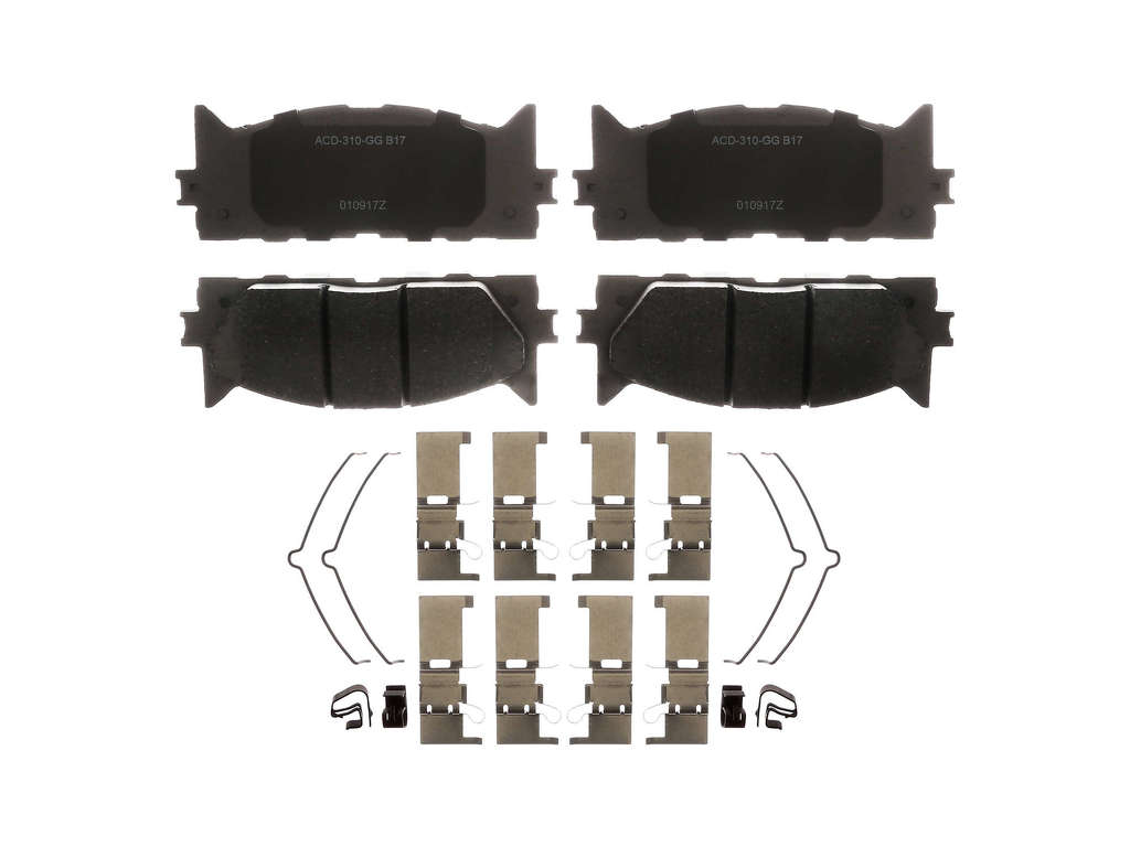 2013-2018 Lexus ES300h Disc Brake Pad Set - Front (ACDelco)