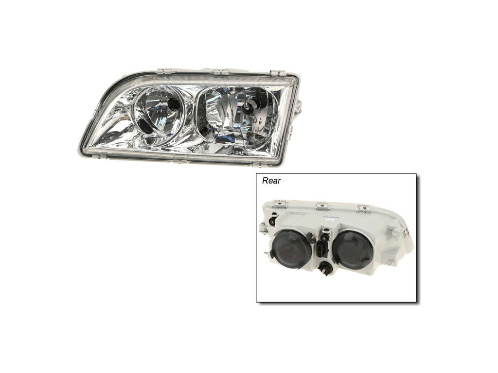 2000-2004 Volvo S40 Headlight Assembly - Left (Professional Parts Sweden)