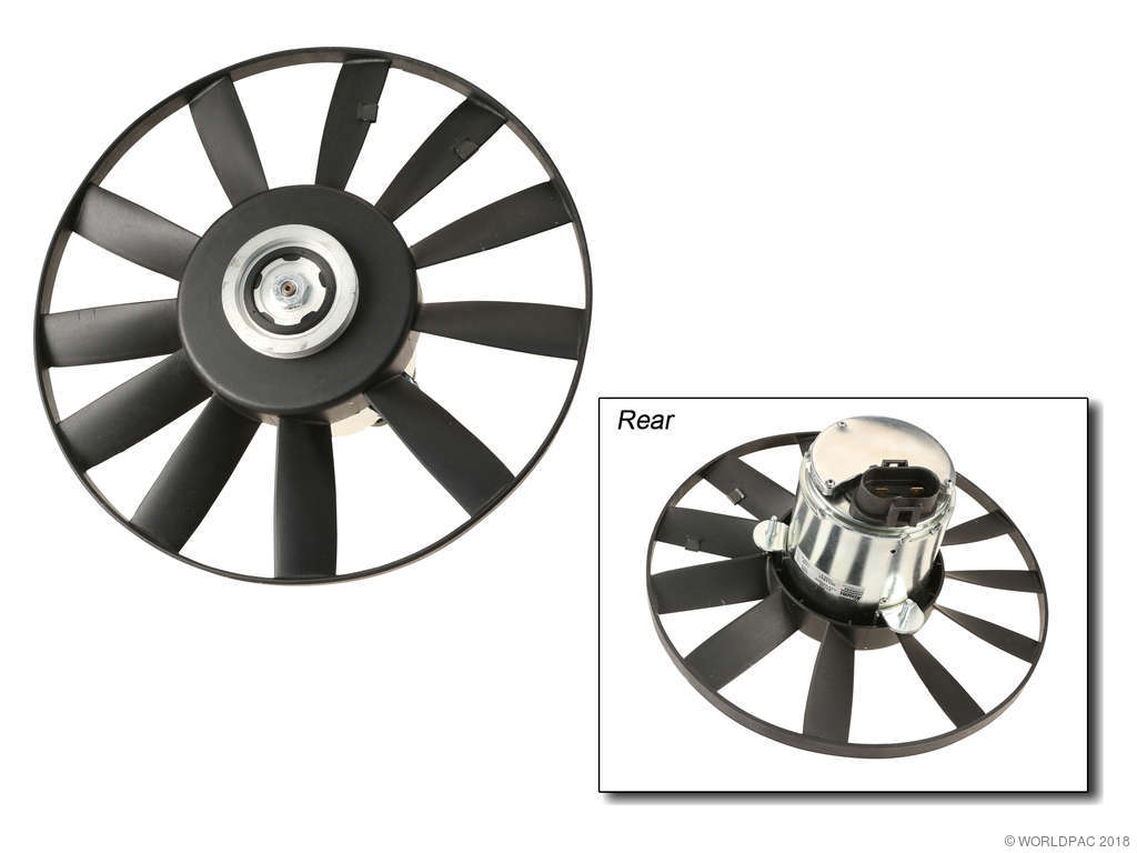 1992 Volkswagen Jetta Engine Cooling Fan Assembly (Nissens)