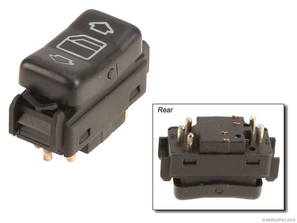 1990-1993 Mercedes-Benz 190E Door Window Switch - Front Left (CRP)