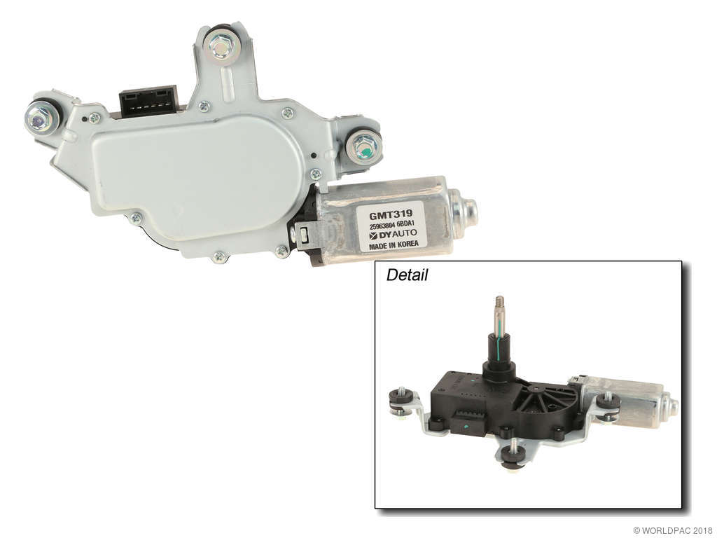 2007-2010 Saturn Vue Windshield Wiper Motor - Rear (ACDelco)
