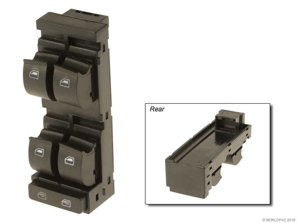 1998-2004 Audi A6 Door Window Switch - Front Left (Vemo)