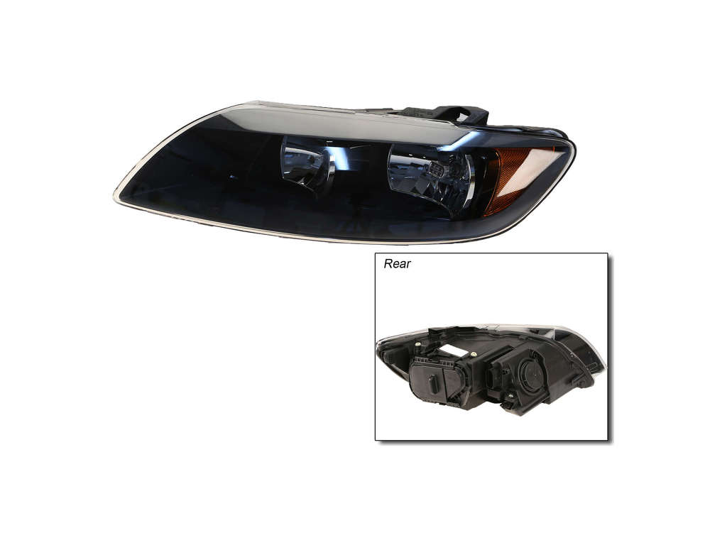 2007-2009 Audi Q7 Headlight Assembly - Left (Genuine)