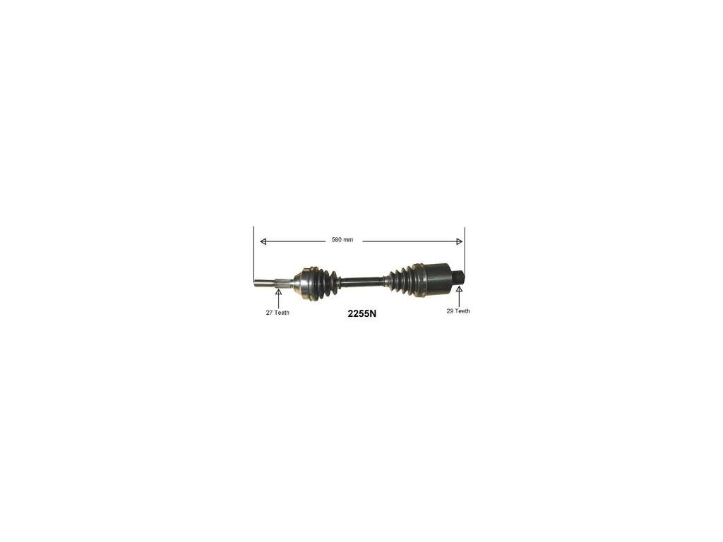 2002-2007 Jeep Liberty CV Axle Assembly - Front Right (Autopart International)