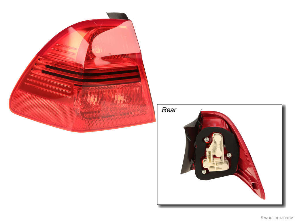 2007-2008 BMW 328i Tail Light Lens - Left (Genuine)